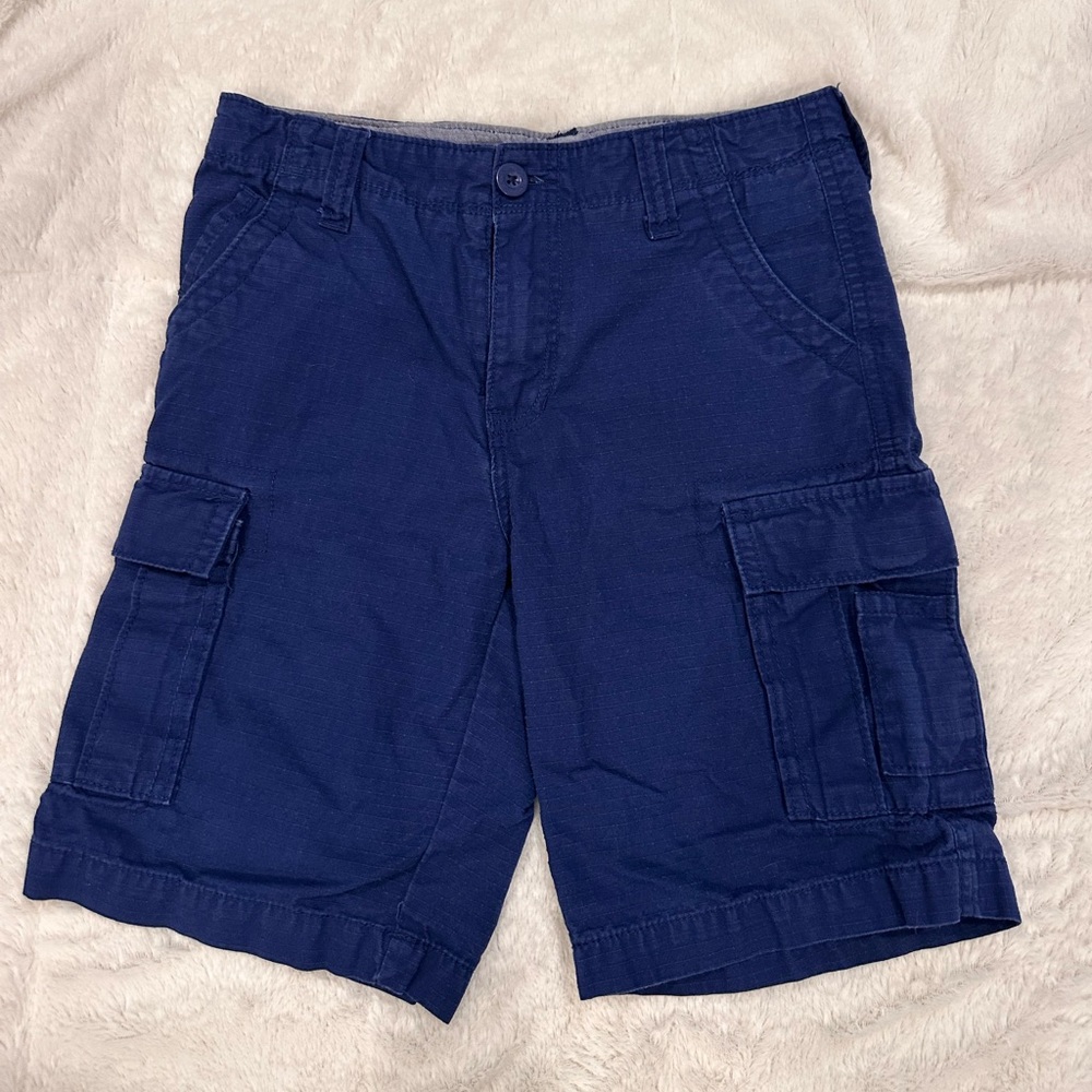 Nautica Navy Cargo Shorts Boy’s Size 10